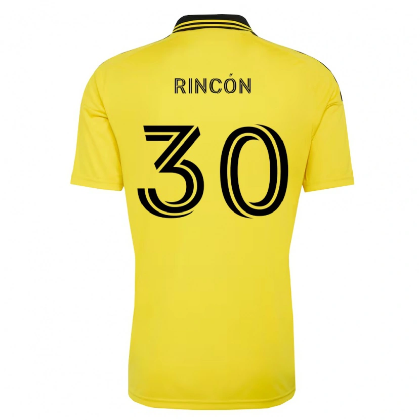 Danxen Kvinder Nicolás Rincón #30 Gul Sort Hjemmebane Spillertrøjer 2026/27 Trøje T-Shirt