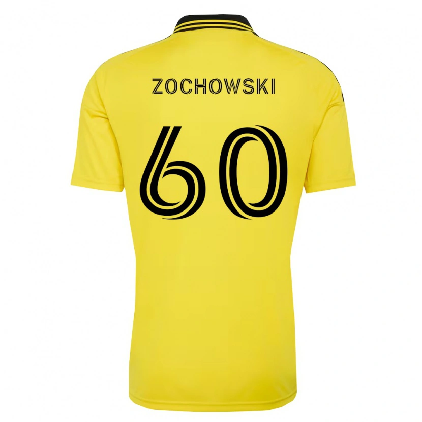 Danxen Kvinder Alex Zochowski #60 Gul Sort Hjemmebane Spillertrøjer 2026/27 Trøje T-Shirt
