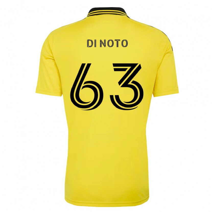 Danxen Kvinder Gianmarco Di Noto #63 Gul Sort Hjemmebane Spillertrøjer 2026/27 Trøje T-Shirt
