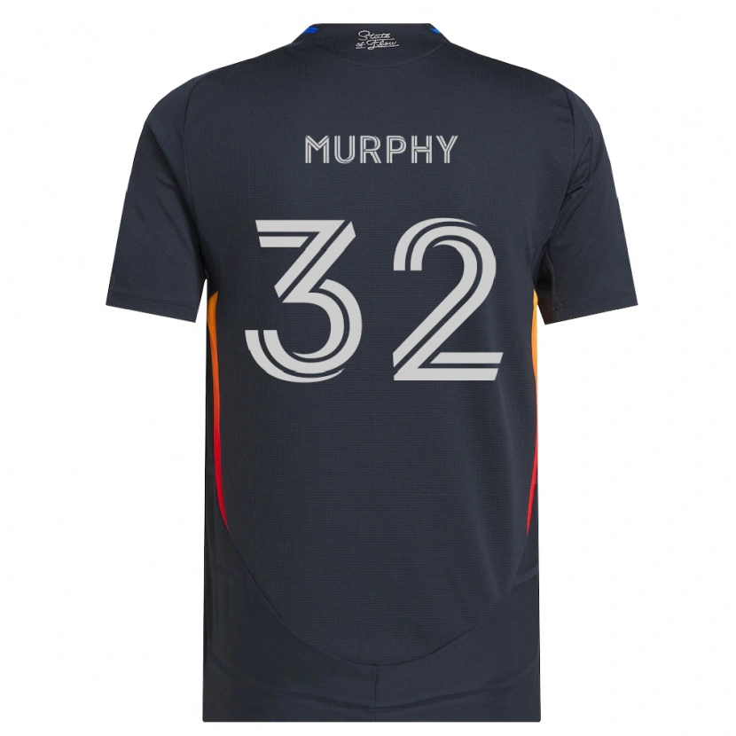 Danxen Kvinder Ian Murphy #32 Mørkegrå Rød Hjemmebane Spillertrøjer 2026/27 Trøje T-Shirt