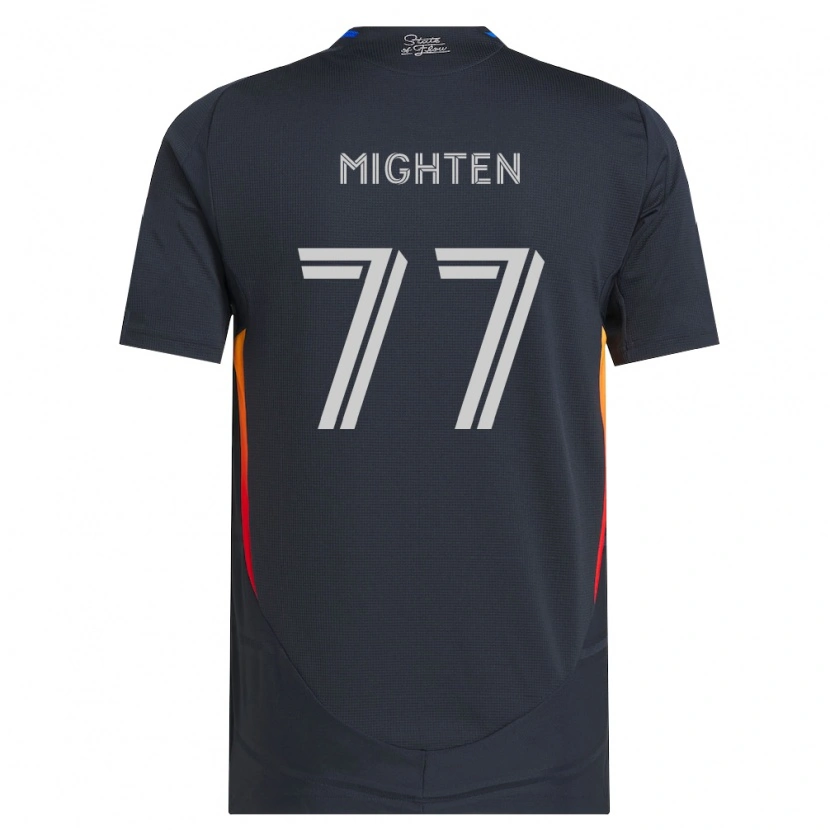 Danxen Kvinder Alex Mighten #77 Mørkegrå Rød Hjemmebane Spillertrøjer 2026/27 Trøje T-Shirt