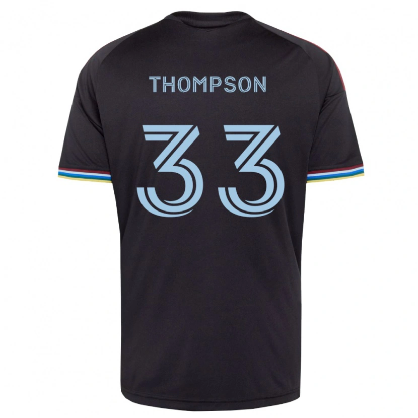 Danxen Kvinder Kosi Thompson #33 Sort Himmelblå Hjemmebane Spillertrøjer 2026/27 Trøje T-Shirt