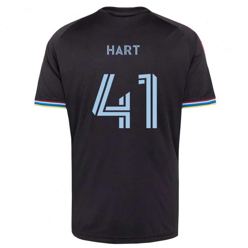 Danxen Kvinder Victor Hart #41 Sort Himmelblå Hjemmebane Spillertrøjer 2026/27 Trøje T-Shirt