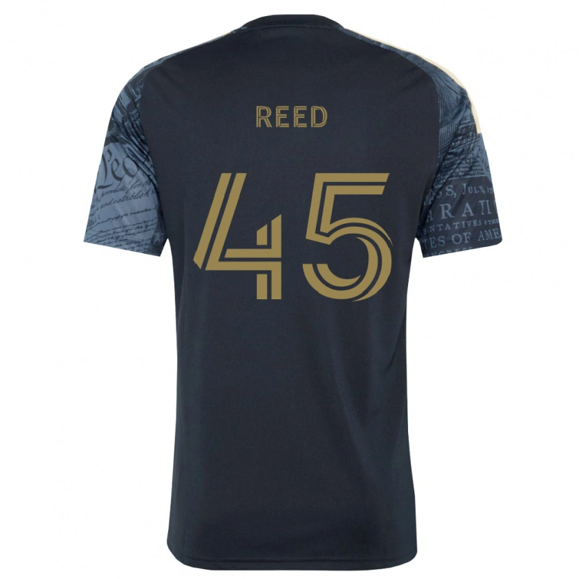 Danxen Kvinder Theo Reed #45 Marineblå Brun Hjemmebane Spillertrøjer 2026/27 Trøje T-Shirt