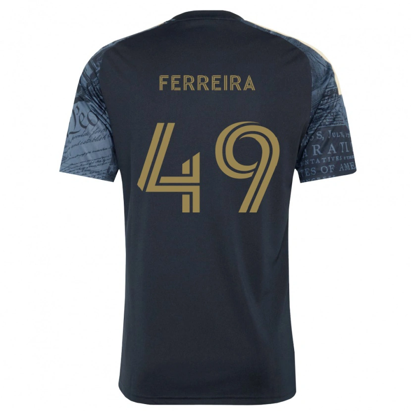 Danxen Kvinder Willyam Ferreira #49 Marineblå Brun Hjemmebane Spillertrøjer 2026/27 Trøje T-Shirt