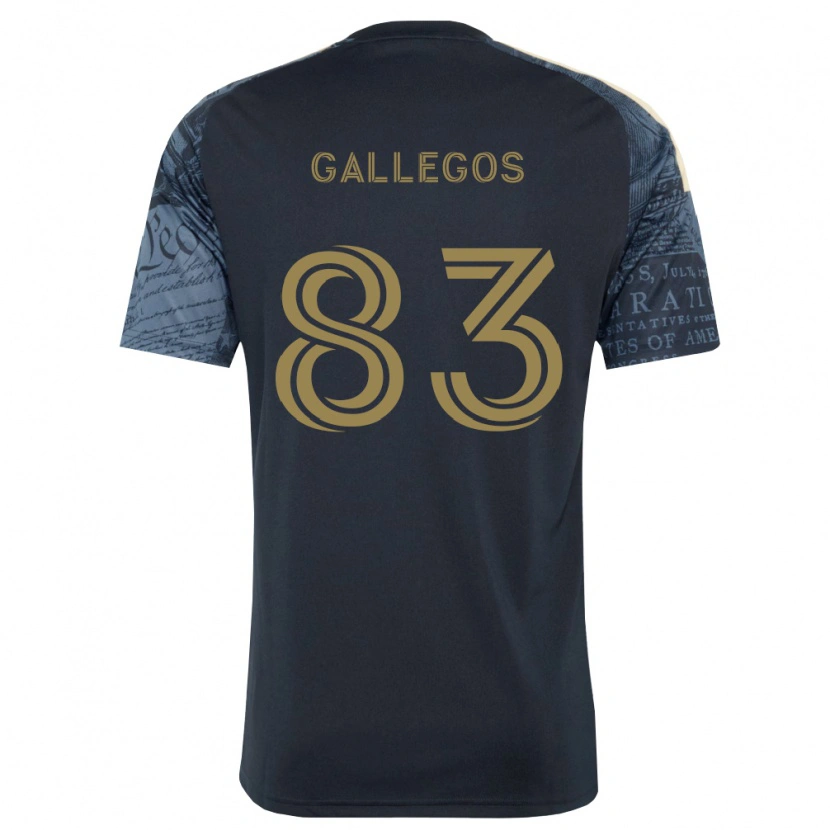 Danxen Kvinder Mateo Gallegos #83 Marineblå Brun Hjemmebane Spillertrøjer 2026/27 Trøje T-Shirt