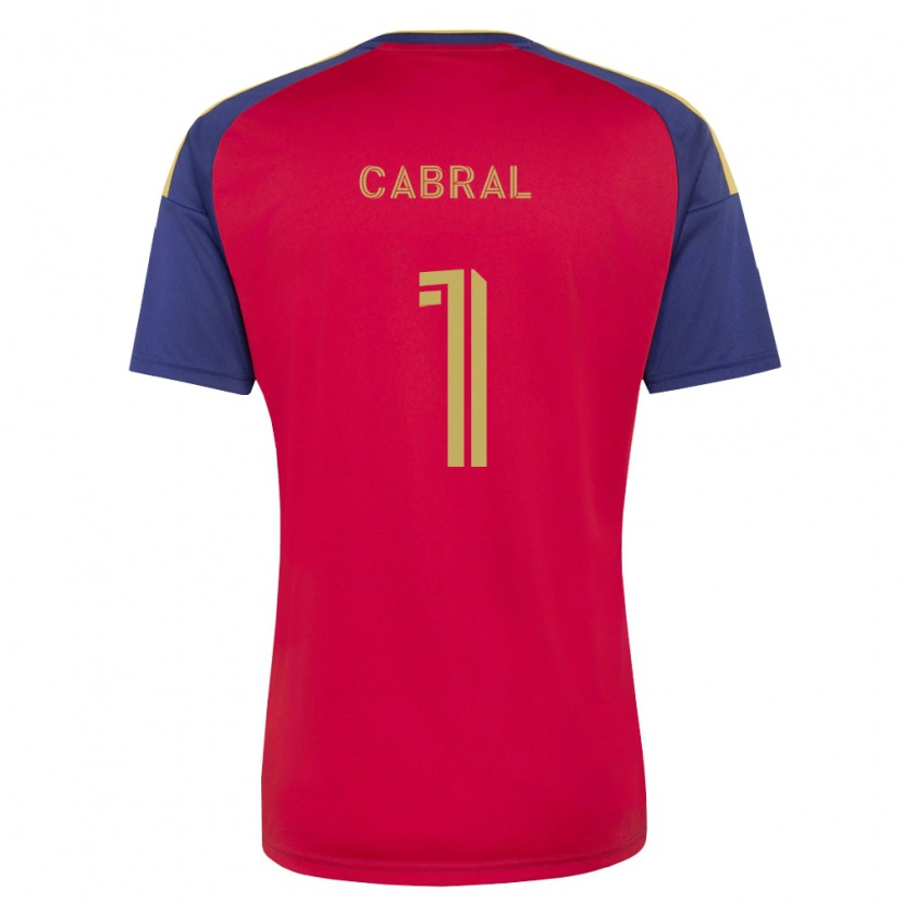 Danxen Kvinder Rafael Cabral #1 Kongelig Blå Brun Rød Hjemmebane Spillertrøjer 2026/27 Trøje T-Shirt