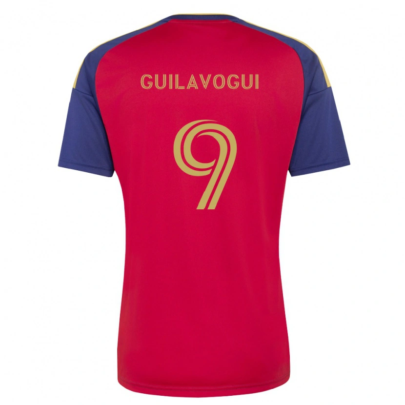 Danxen Kvinder Morgan Guilavogui #9 Kongelig Blå Brun Rød Hjemmebane Spillertrøjer 2026/27 Trøje T-Shirt