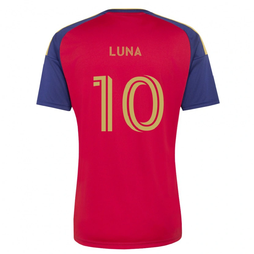 Danxen Kvinder Diego Luna #10 Kongelig Blå Brun Rød Hjemmebane Spillertrøjer 2026/27 Trøje T-Shirt