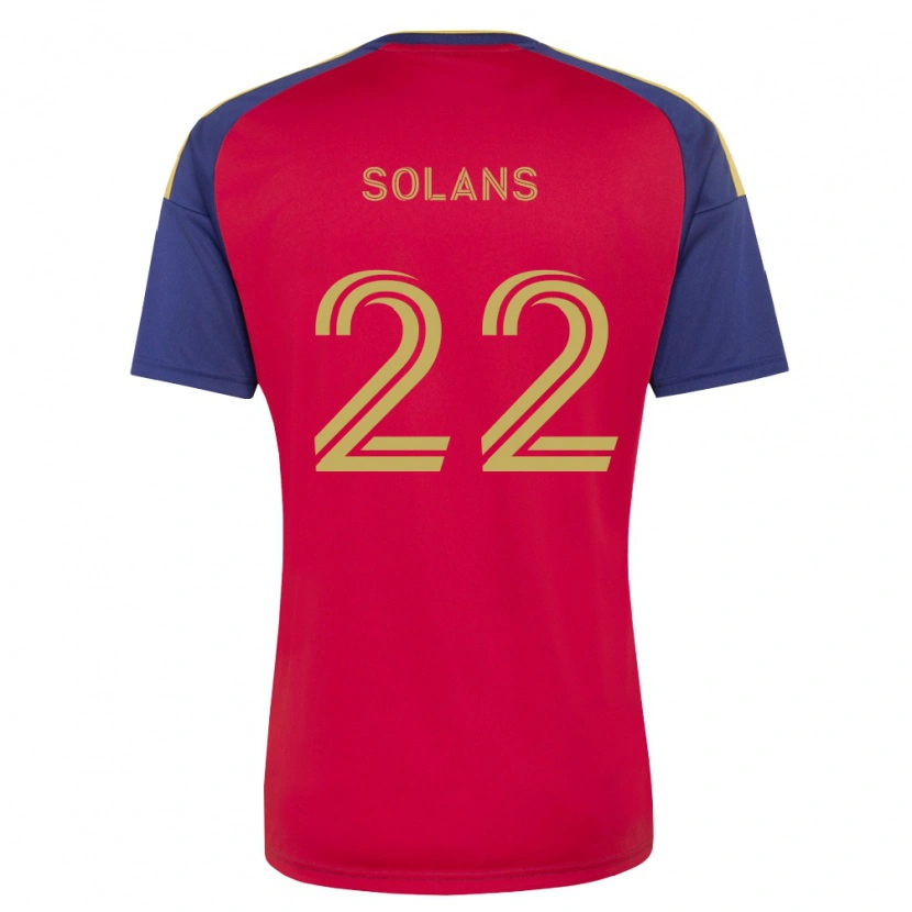 Danxen Kvinder Sergi Solans #22 Kongelig Blå Brun Rød Hjemmebane Spillertrøjer 2026/27 Trøje T-Shirt