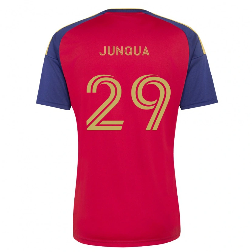 Danxen Kvinder Sam Junqua #29 Kongelig Blå Brun Rød Hjemmebane Spillertrøjer 2026/27 Trøje T-Shirt