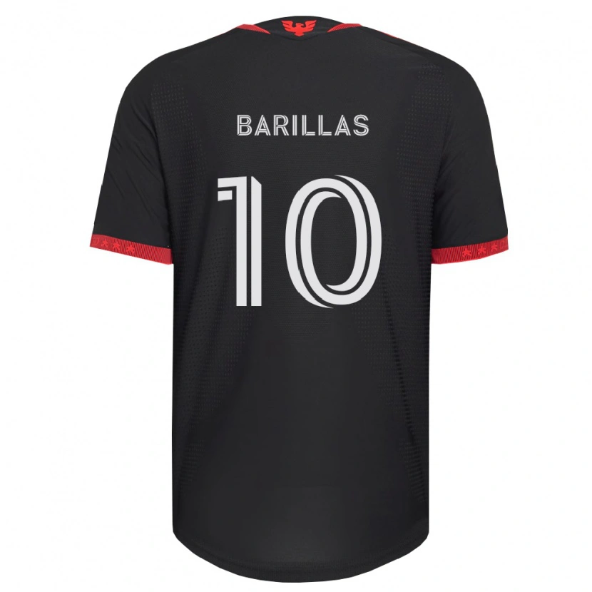 Danxen Kvinder Mayson Barillas #10 Sort Hvid Rød Hjemmebane Spillertrøjer 2026/27 Trøje T-Shirt