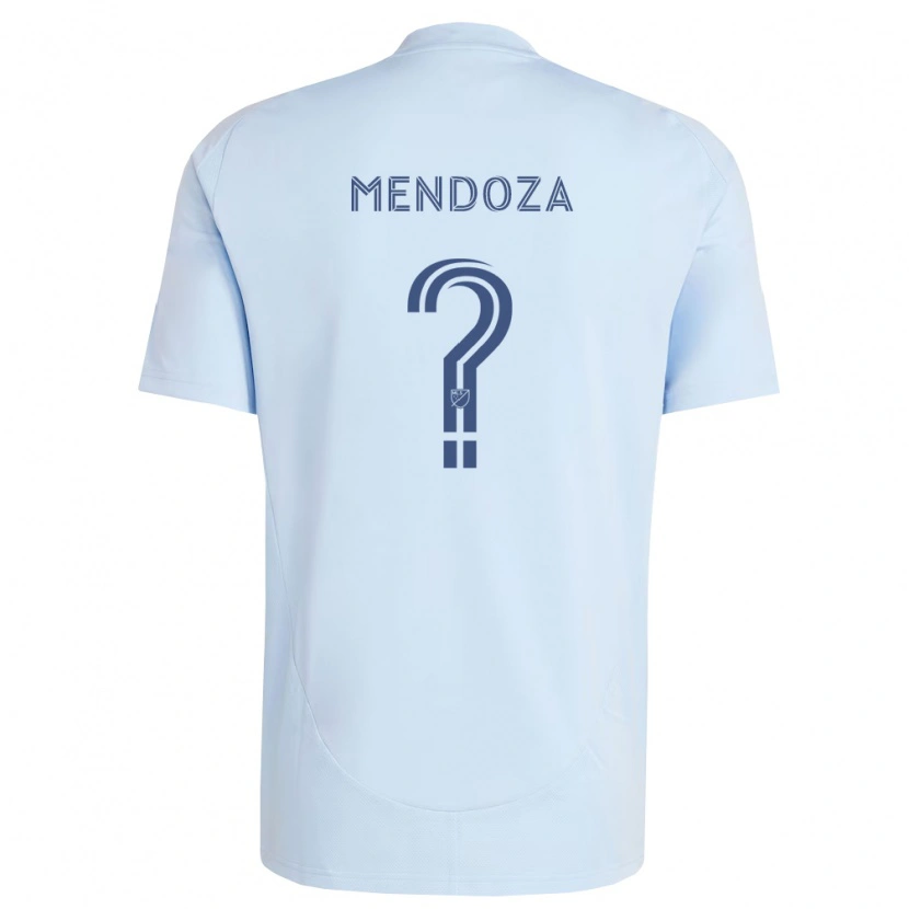 Danxen Kvinder Renan Mendoza #0 Lyseblå Lysegrå Hjemmebane Spillertrøjer 2026/27 Trøje T-Shirt