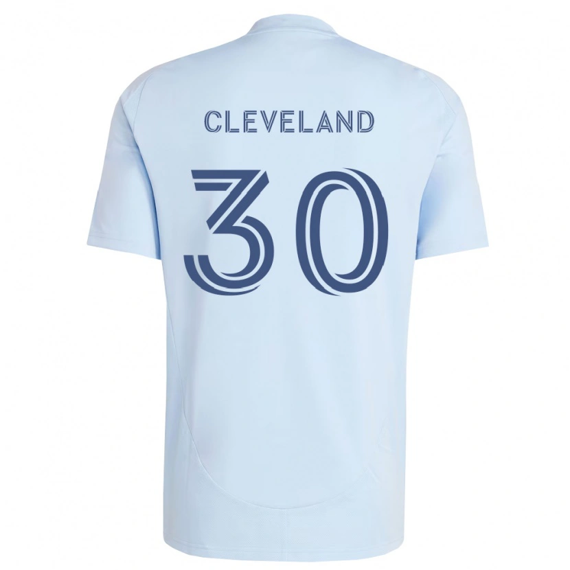 Danxen Kvinder Stefan Cleveland #30 Lyseblå Lysegrå Hjemmebane Spillertrøjer 2026/27 Trøje T-Shirt