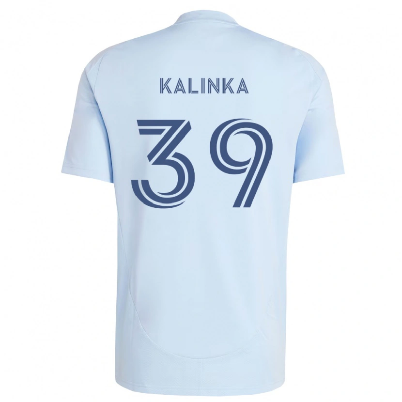Danxen Kvinder Jaxson Kalinka #39 Lyseblå Lysegrå Hjemmebane Spillertrøjer 2026/27 Trøje T-Shirt