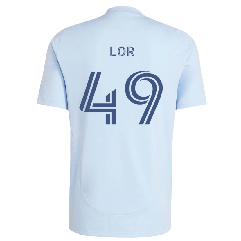 Danxen Kvinder Troy Lor #49 Lyseblå Lysegrå Hjemmebane Spillertrøjer 2026/27 Trøje T-Shirt