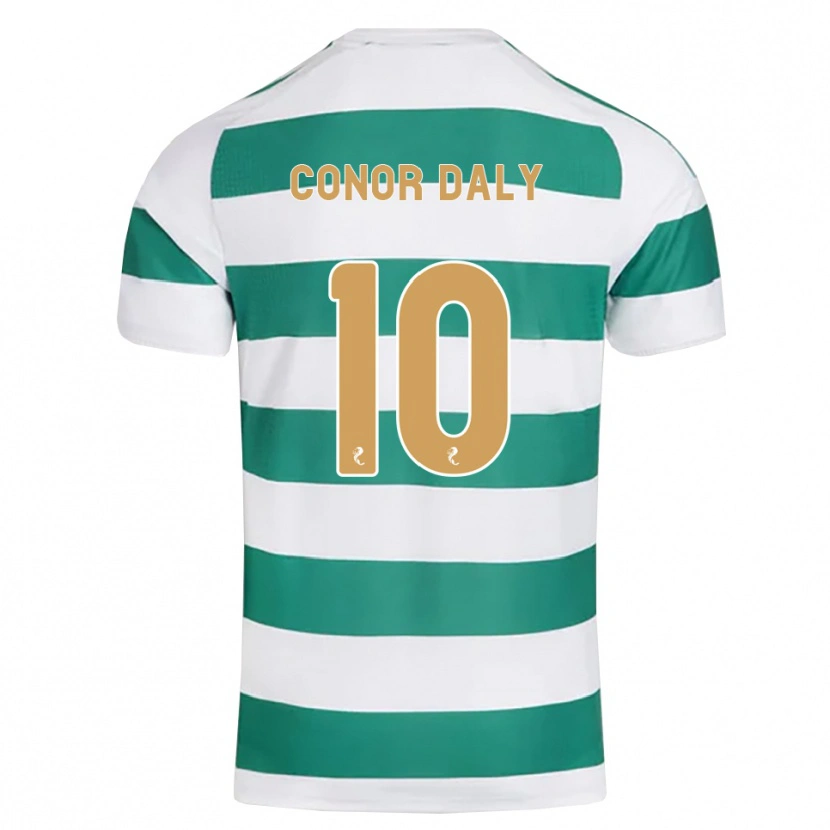 Danxen Kvinder Conor Daly #10 Mørkeblå Hvid Hjemmebane Spillertrøjer 2026/27 Trøje T-Shirt