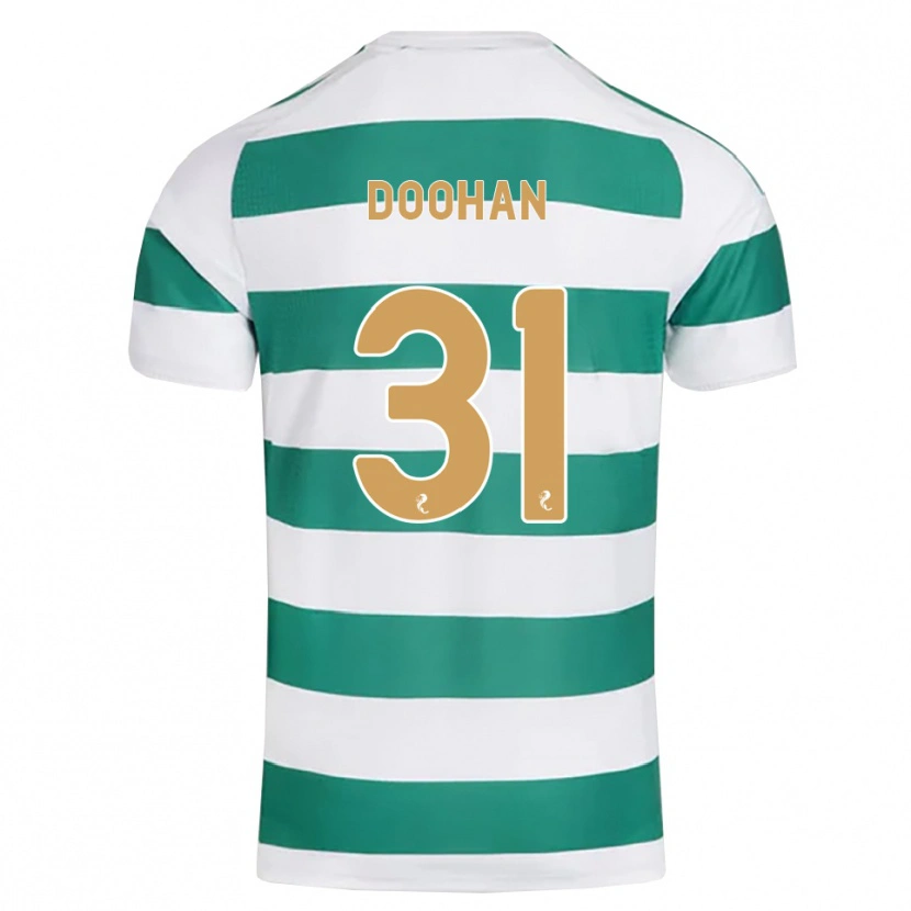 Danxen Kvinder Ross Doohan #31 Mørkeblå Hvid Hjemmebane Spillertrøjer 2026/27 Trøje T-Shirt