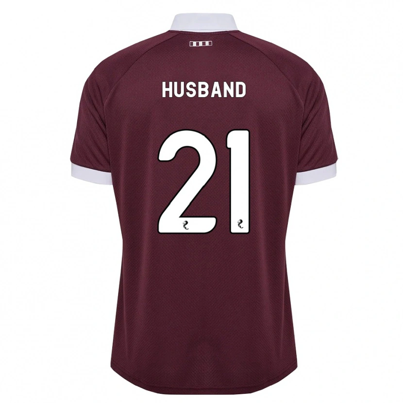 Danxen Kvinder Erin Husband #21 Bordeaux Hvid Hjemmebane Spillertrøjer 2026/27 Trøje T-Shirt