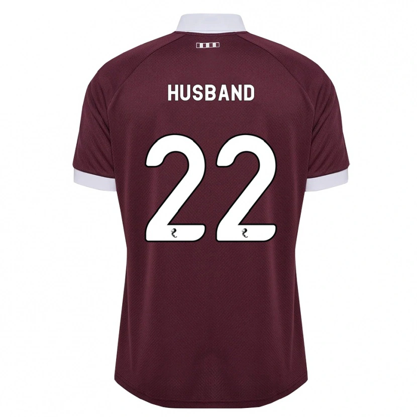 Danxen Kvinder Jessica Husband #22 Bordeaux Hvid Hjemmebane Spillertrøjer 2026/27 Trøje T-Shirt