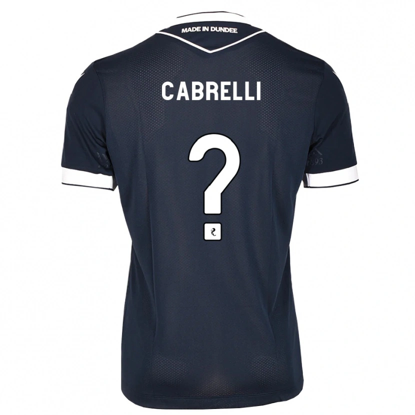 Danxen Kvinder David Cabrelli #0 Midnatsblå Hvid Hjemmebane Spillertrøjer 2026/27 Trøje T-Shirt