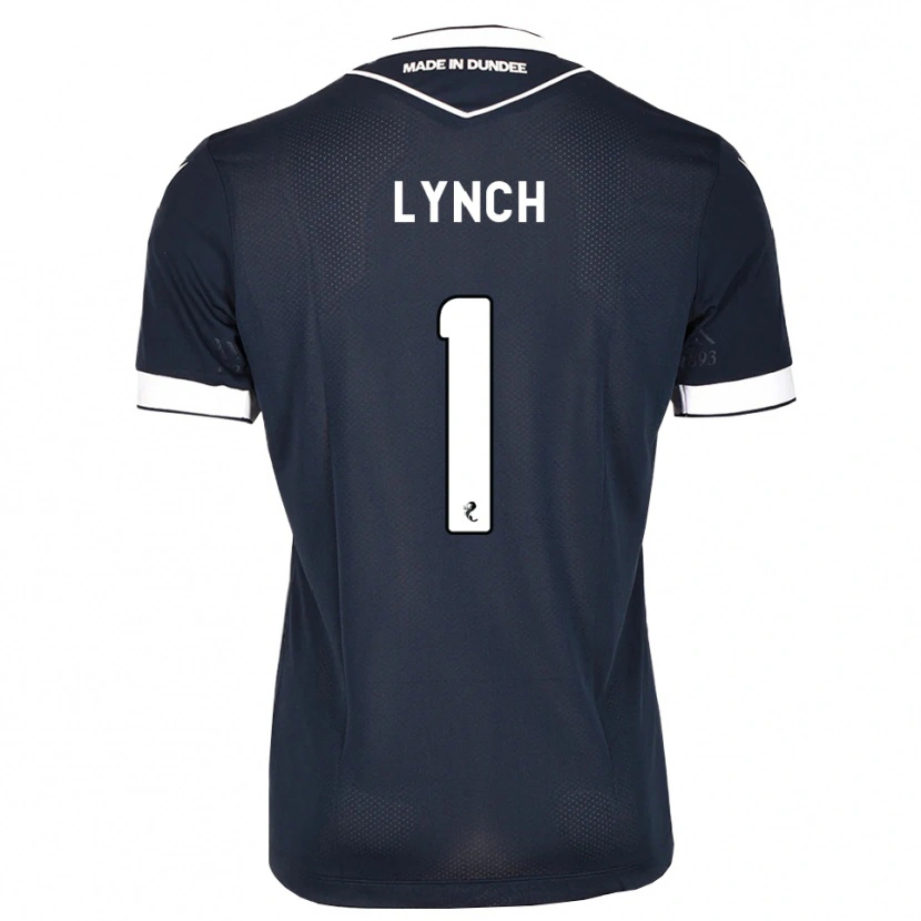 Danxen Kvinder Ruaridh Lynch #1 Midnatsblå Hvid Hjemmebane Spillertrøjer 2026/27 Trøje T-Shirt