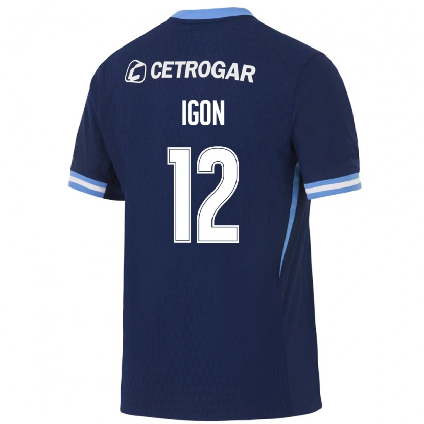 Danxen Kvinder Felipe Igon #12 Kongelig Blå Lyseblå Hvid Udebane Spillertrøjer 2026/27 Trøje T-Shirt