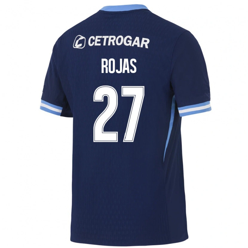 Danxen Kvinder Gabriel Rojas #27 Kongelig Blå Lyseblå Hvid Udebane Spillertrøjer 2026/27 Trøje T-Shirt