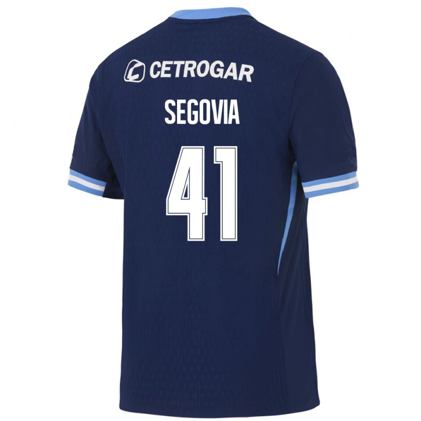 Danxen Kvinder Imanol Segovia #41 Kongelig Blå Lyseblå Hvid Udebane Spillertrøjer 2026/27 Trøje T-Shirt