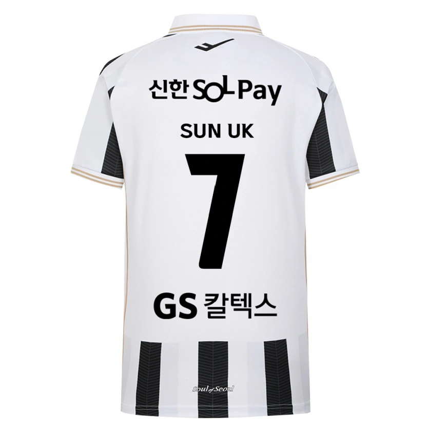 Danxen Kvinder Sun-Uk Park #7 Sort Hvid Udebane Spillertrøjer 2026/27 Trøje T-Shirt