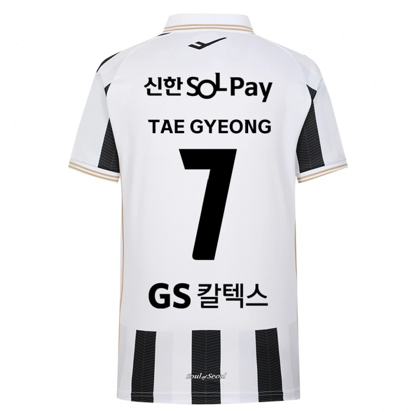 Danxen Kvinder Tae-Gyeong Kang #7 Sort Hvid Udebane Spillertrøjer 2026/27 Trøje T-Shirt