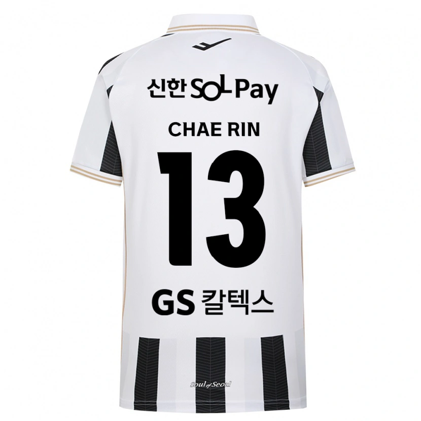 Danxen Kvinder Chae-Rin Han #13 Sort Hvid Udebane Spillertrøjer 2026/27 Trøje T-Shirt