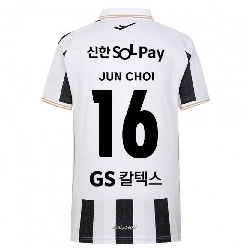 Danxen Kvinder Jun Choi #16 Sort Hvid Udebane Spillertrøjer 2026/27 Trøje T-Shirt