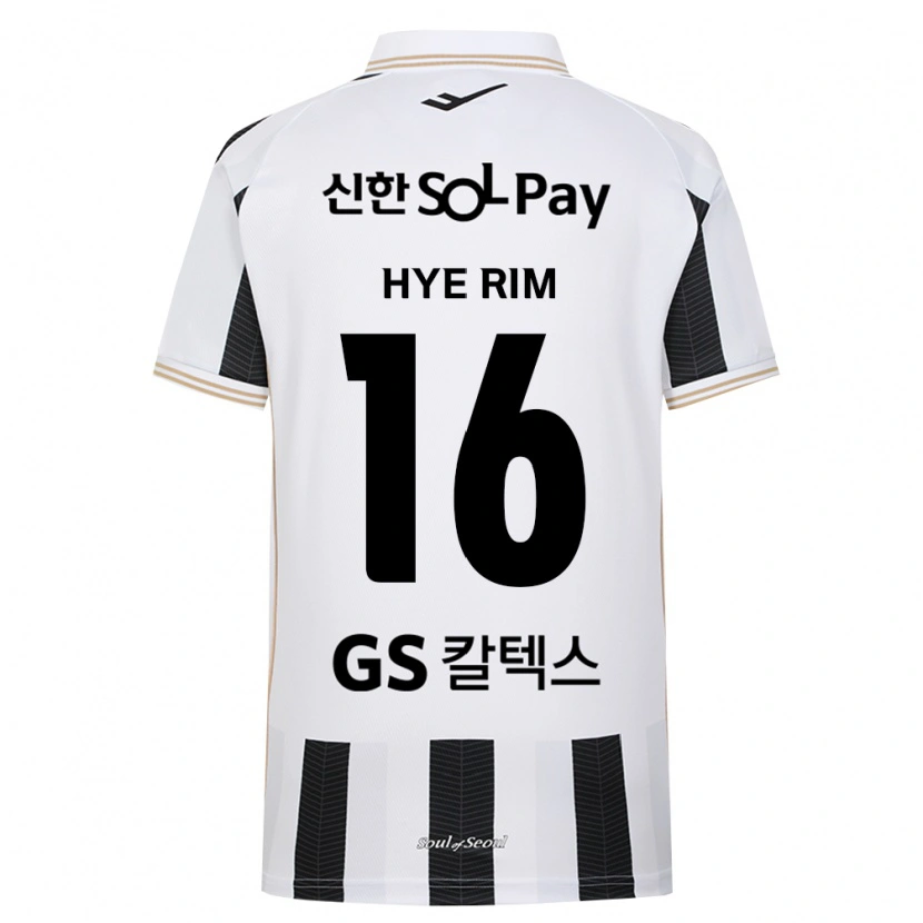 Danxen Kvinder Hye-Rim Kang #16 Sort Hvid Udebane Spillertrøjer 2026/27 Trøje T-Shirt