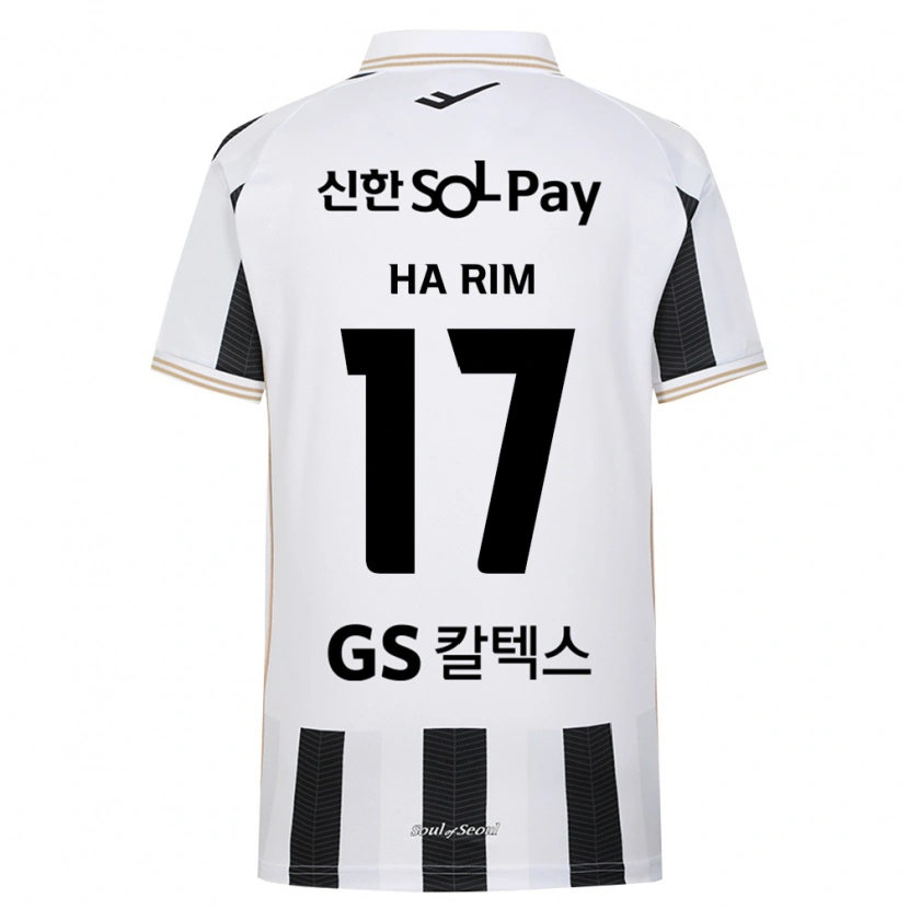Danxen Kvinder Ha-Rim Lee #17 Sort Hvid Udebane Spillertrøjer 2026/27 Trøje T-Shirt