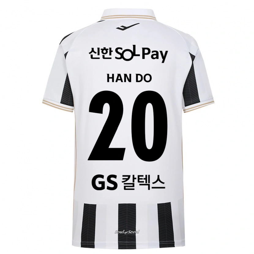 Danxen Kvinder Han-Do Lee #20 Sort Hvid Udebane Spillertrøjer 2026/27 Trøje T-Shirt
