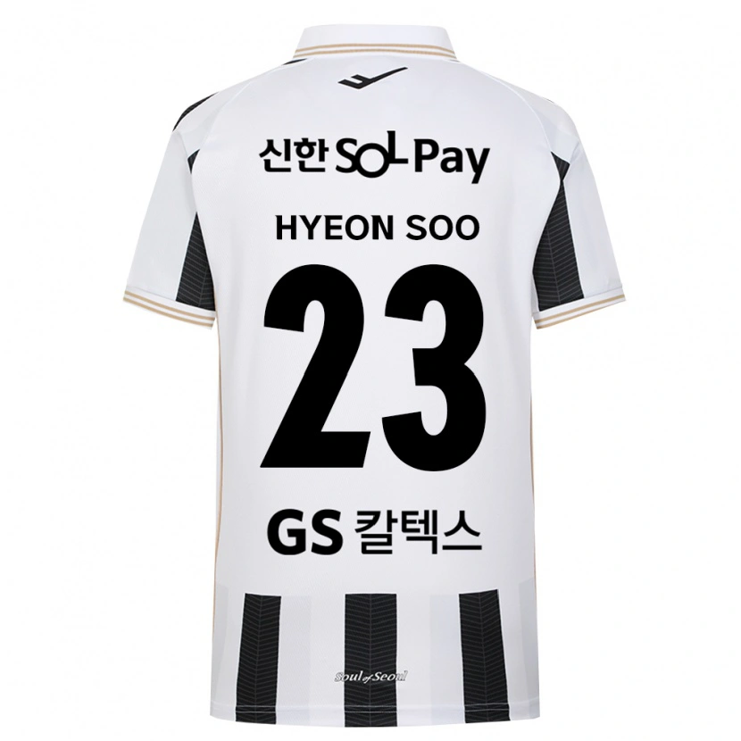 Danxen Kvinder Hyeon-Soo Jung #23 Sort Hvid Udebane Spillertrøjer 2026/27 Trøje T-Shirt