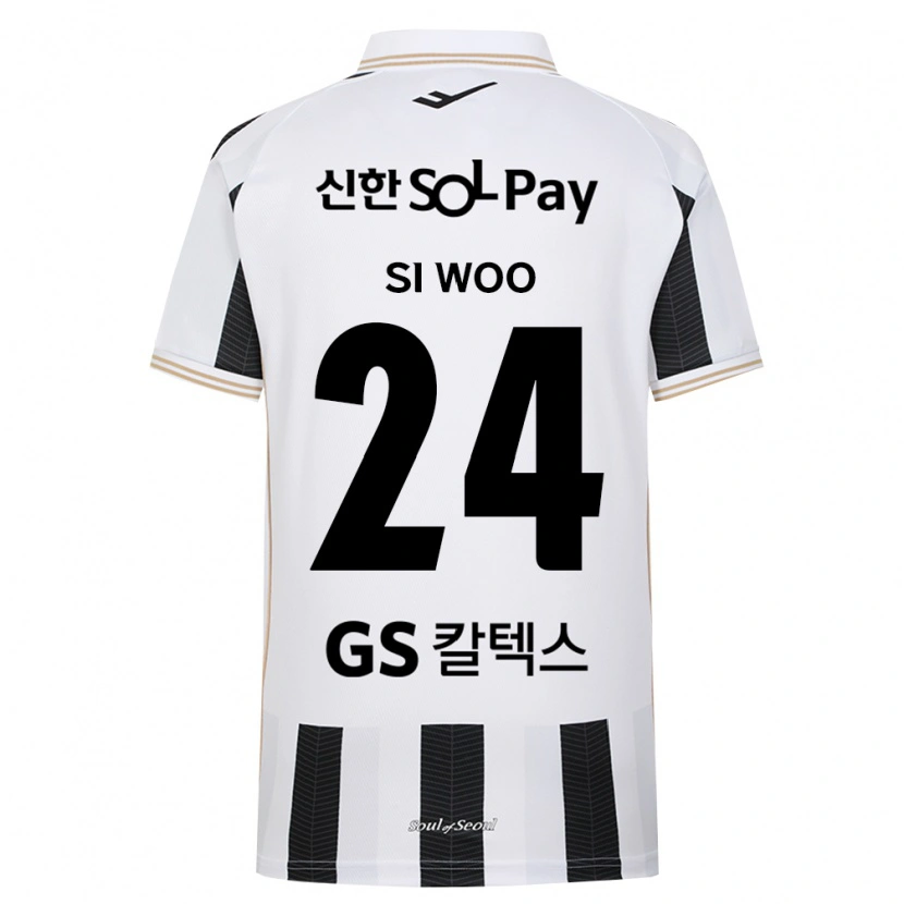 Danxen Kvinder Si-Woo Kang #24 Sort Hvid Udebane Spillertrøjer 2026/27 Trøje T-Shirt