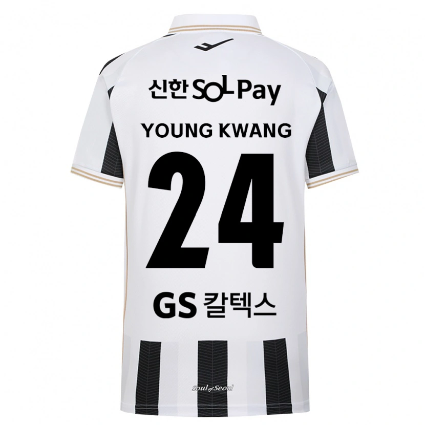 Danxen Kvinder Young-Kwang Cho #24 Sort Hvid Udebane Spillertrøjer 2026/27 Trøje T-Shirt