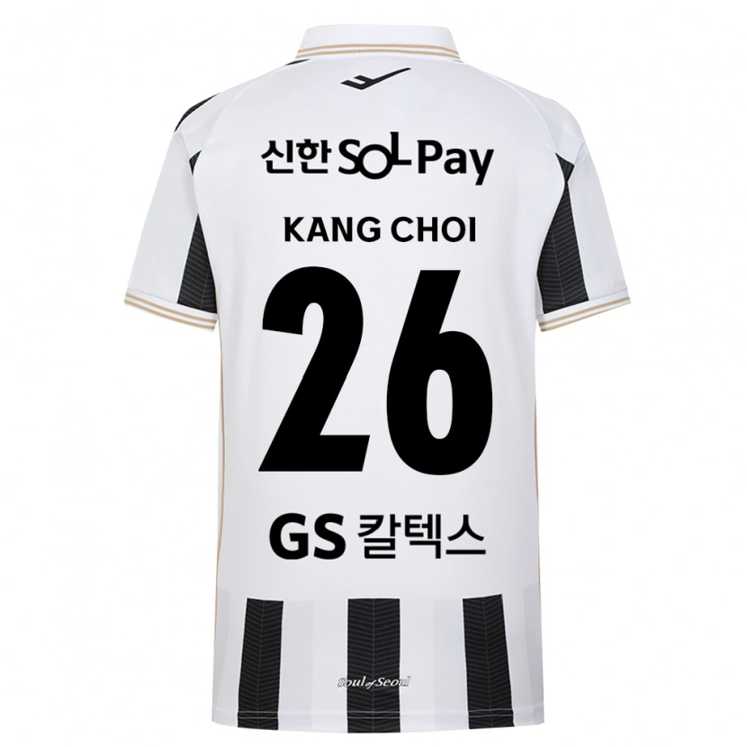 Danxen Kvinder Kang Choi #26 Sort Hvid Udebane Spillertrøjer 2026/27 Trøje T-Shirt