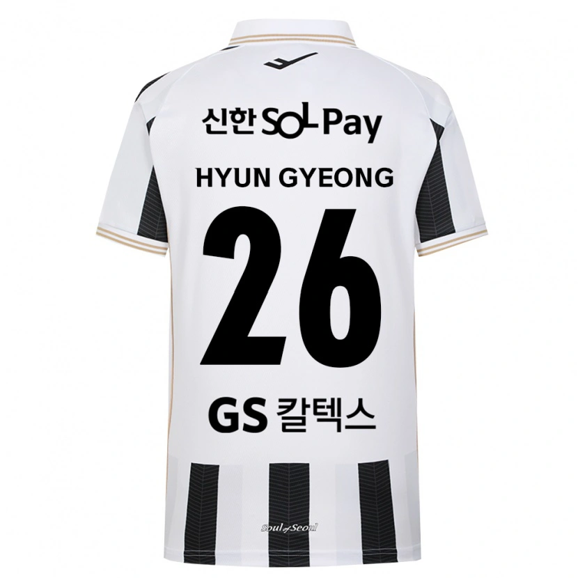 Danxen Kvinder Hyun-Gyeong Jeong #26 Sort Hvid Udebane Spillertrøjer 2026/27 Trøje T-Shirt