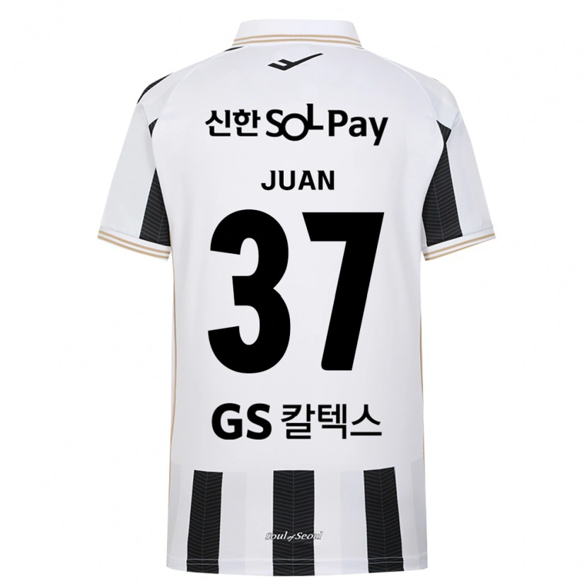 Danxen Kvinder Juan Antonio Ros #37 Sort Hvid Udebane Spillertrøjer 2026/27 Trøje T-Shirt