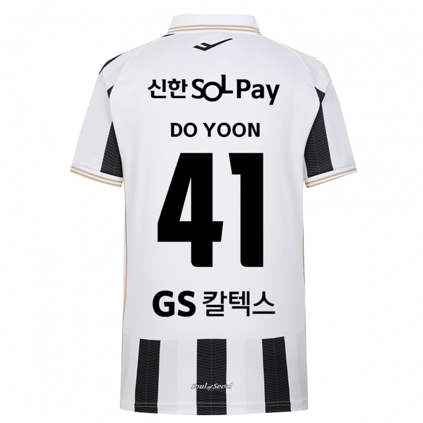 Danxen Kvinder Do-Yoon Hwang #41 Sort Hvid Udebane Spillertrøjer 2026/27 Trøje T-Shirt