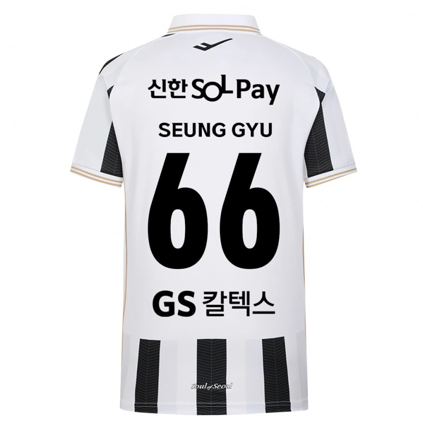 Danxen Kvinder Seung-Gyu Han #66 Sort Hvid Udebane Spillertrøjer 2026/27 Trøje T-Shirt
