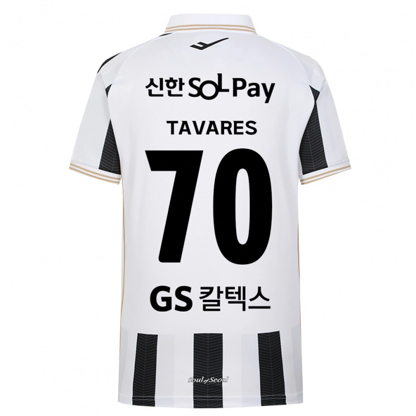 Danxen Kvinder Ronaldo Tavares #70 Sort Hvid Udebane Spillertrøjer 2026/27 Trøje T-Shirt