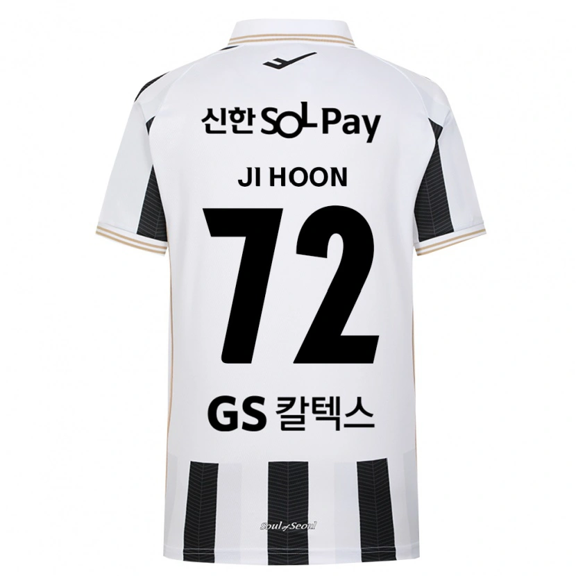 Danxen Kvinder Ji-Hoon Min #72 Sort Hvid Udebane Spillertrøjer 2026/27 Trøje T-Shirt