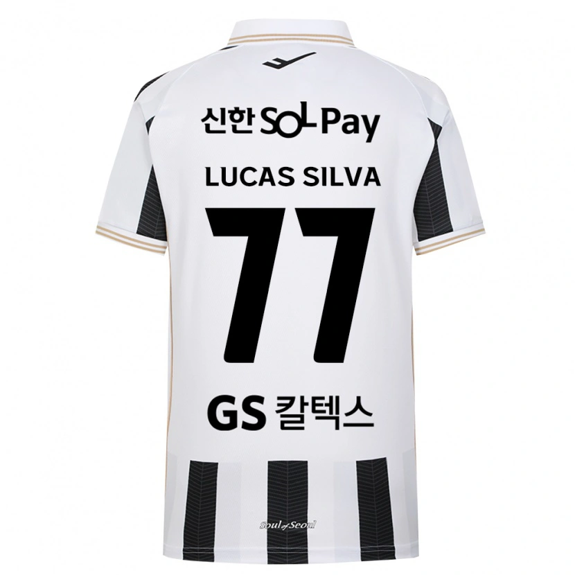 Danxen Kvinder Lucas Silva #77 Sort Hvid Udebane Spillertrøjer 2026/27 Trøje T-Shirt