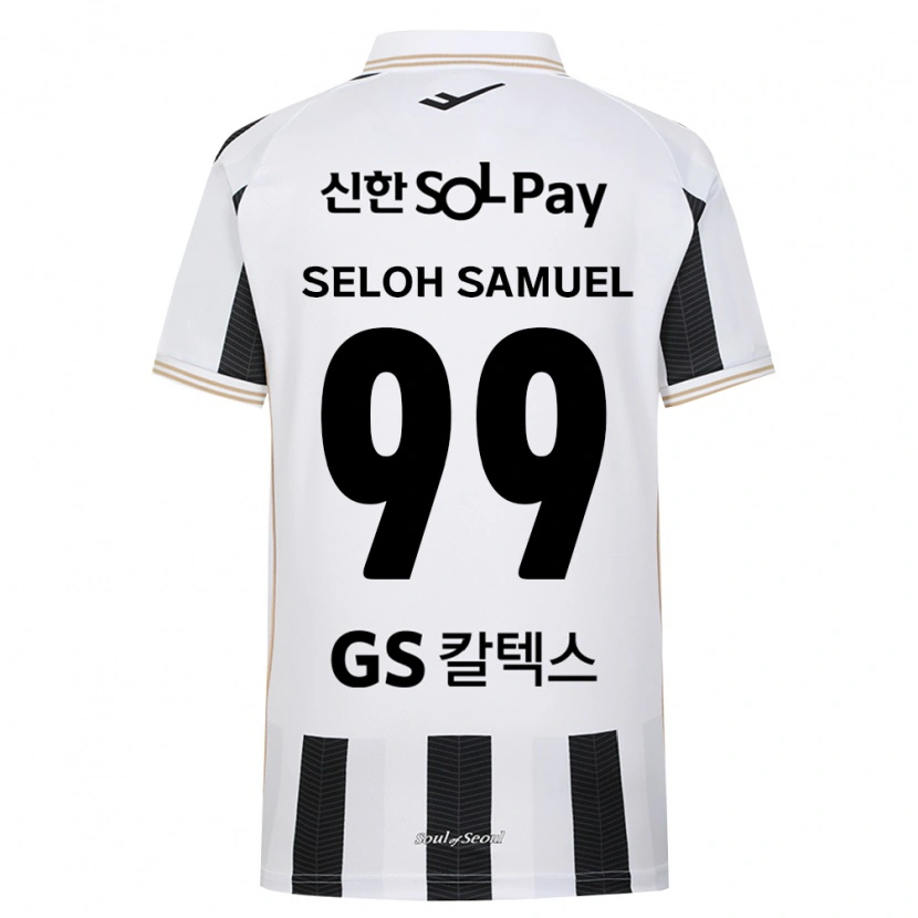 Danxen Kvinder Seloh Samuel Gbato #99 Sort Hvid Udebane Spillertrøjer 2026/27 Trøje T-Shirt