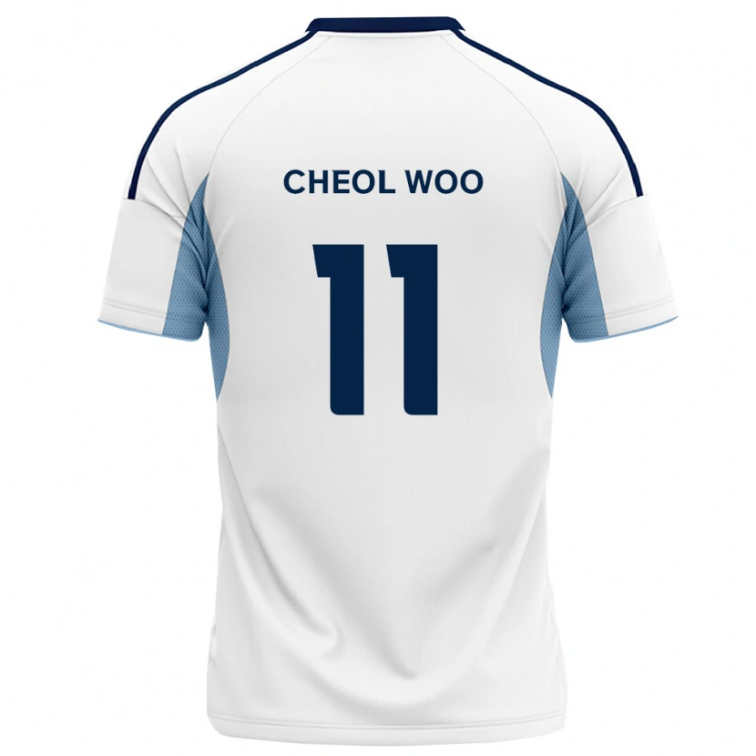 Danxen Kvinder Cheol-Woo Ahn #11 Kongelig Blå Hvid Udebane Spillertrøjer 2026/27 Trøje T-Shirt
