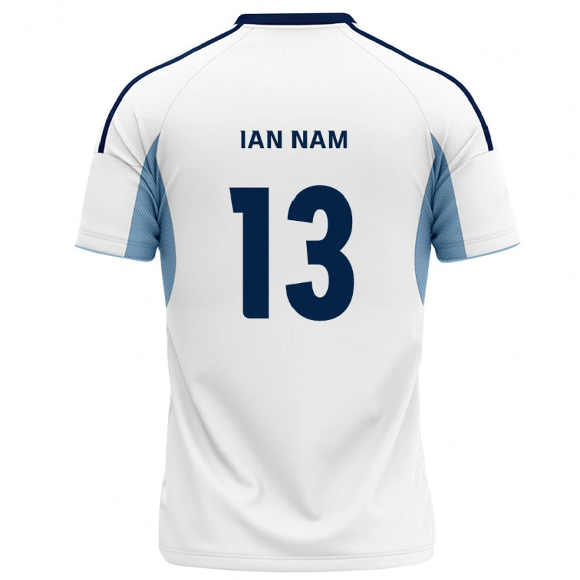 Danxen Kvinder Ian Nam #13 Kongelig Blå Hvid Udebane Spillertrøjer 2026/27 Trøje T-Shirt